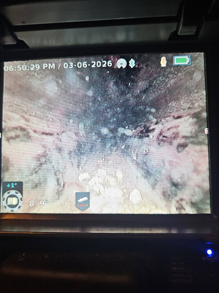 Sewer line camera inspection performed by Blue Wave Home Services in Palm City, FL